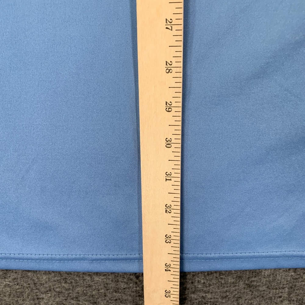 Collars & Co Polo Dress Shirt Men 2XL Blue Stretch Business Casual Office Modern - Picture 6 of 9